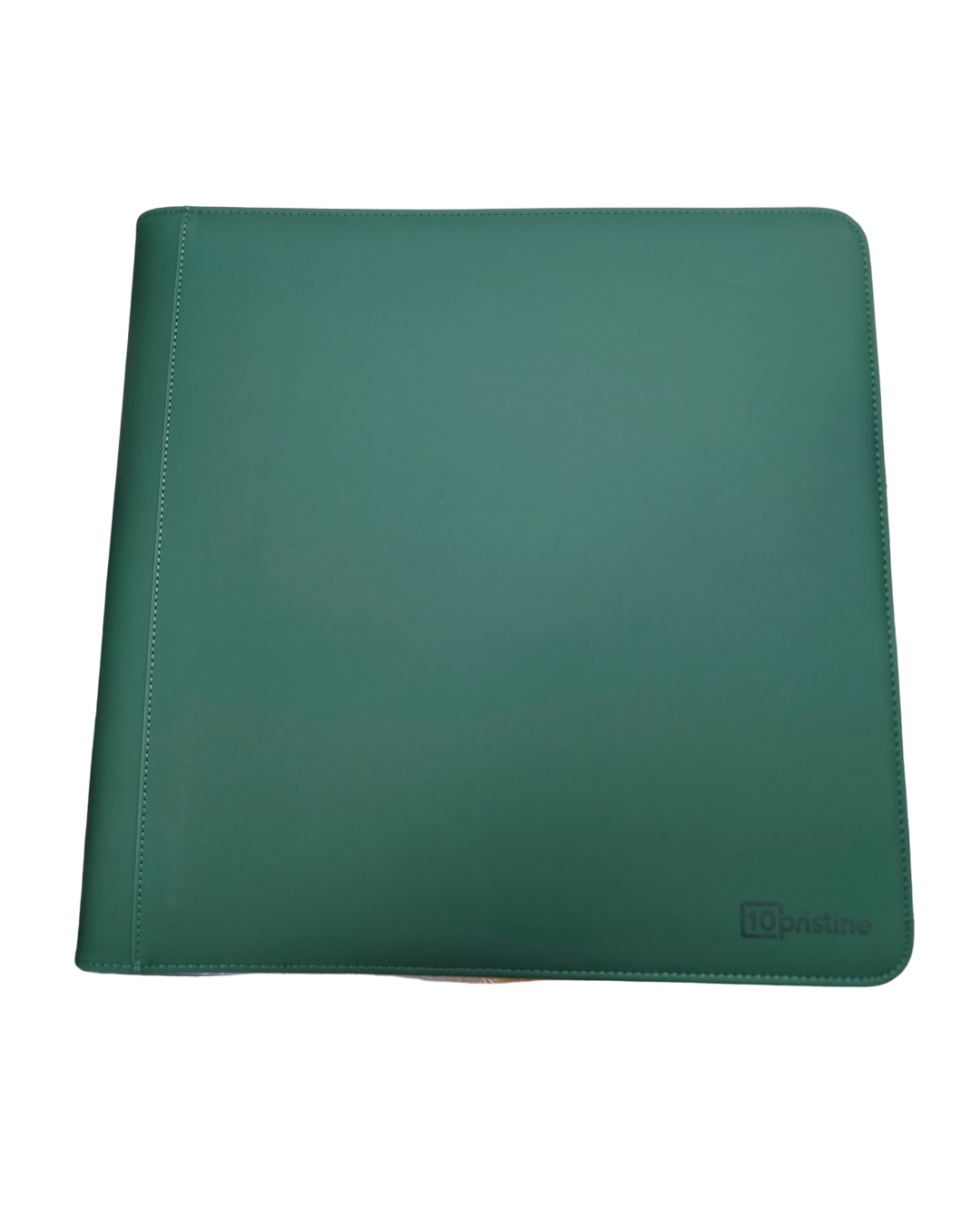 Archivador 10Pristine 12 Bolsillos Premium Toploader Binder Verde 384 cards