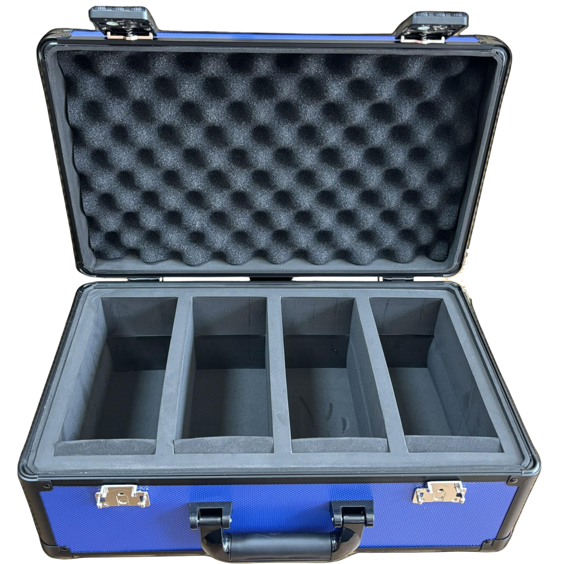 Maletin Azul 4 Filas Cierre TSA  +120 Cards 10Pristine