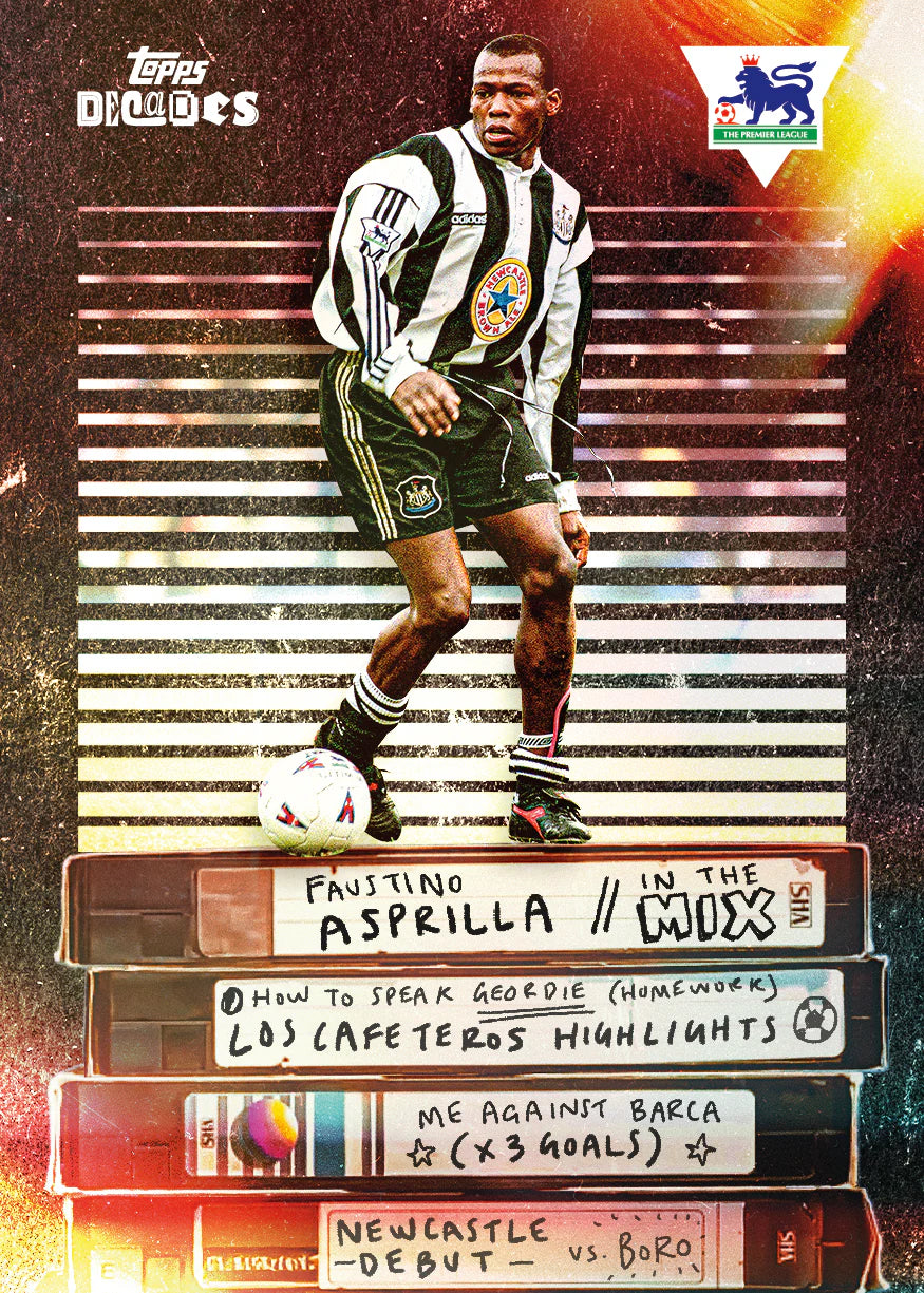 Box Caja Cromos 2025 Topps® Decades Premier League – 90’s Edition