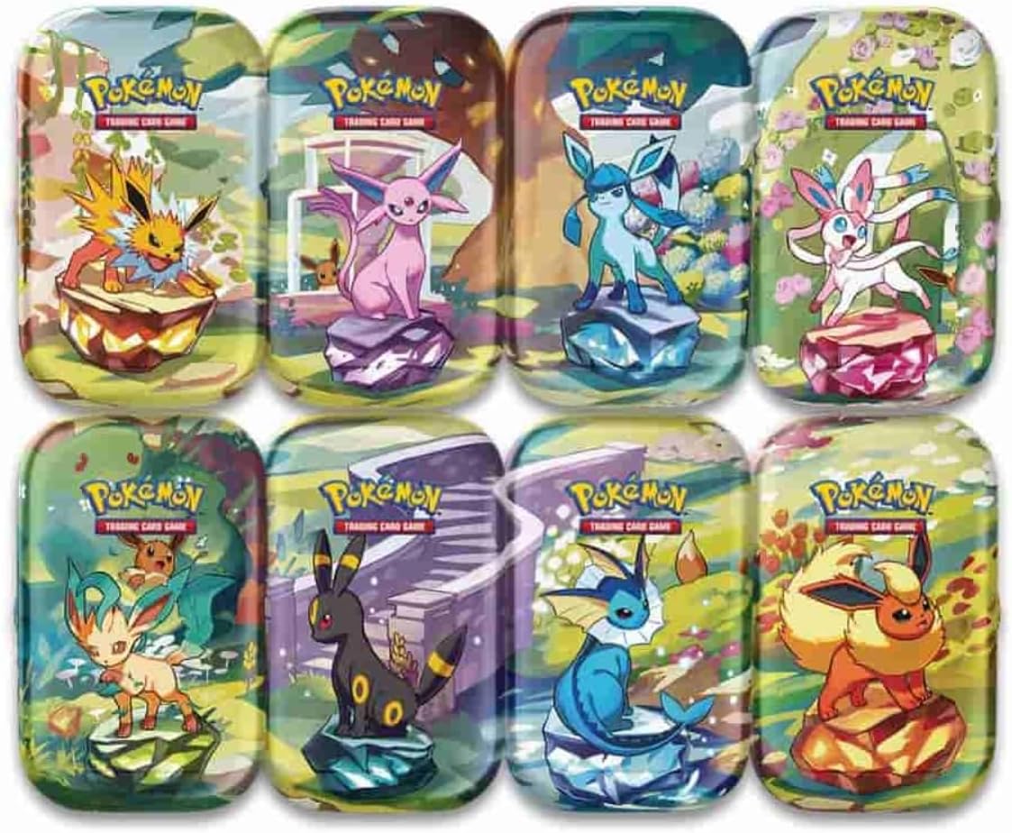 Caja Cromos Pokémon Prismatic Evolutions Tin Ingles (1 Unidad)