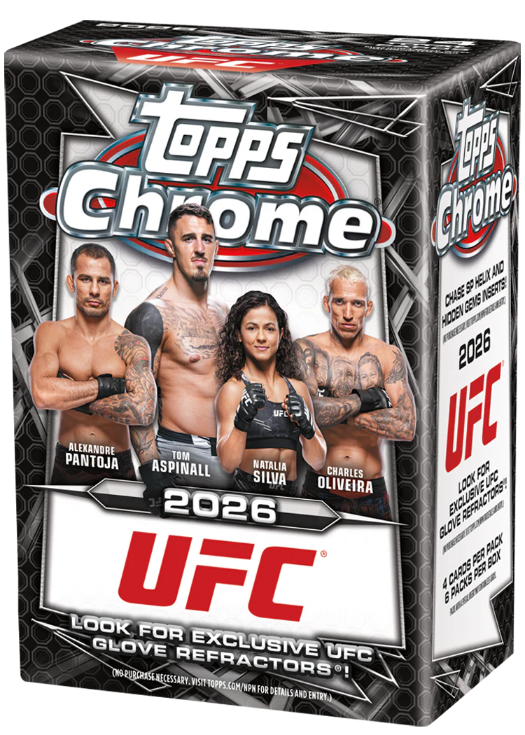 Box Caja Cromos 2026 Topps Chrome UFC Blaster