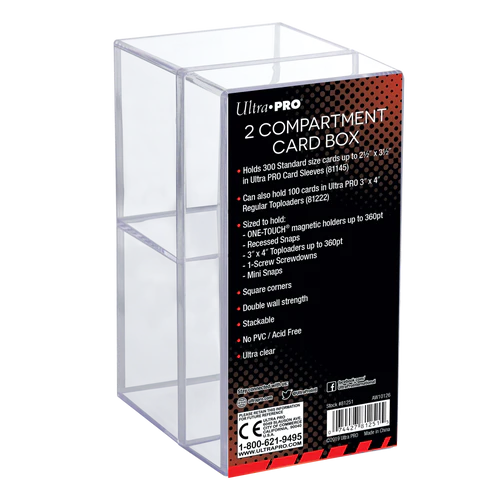 Caja Transparente 2-Piece  Two Compartment UltraPro