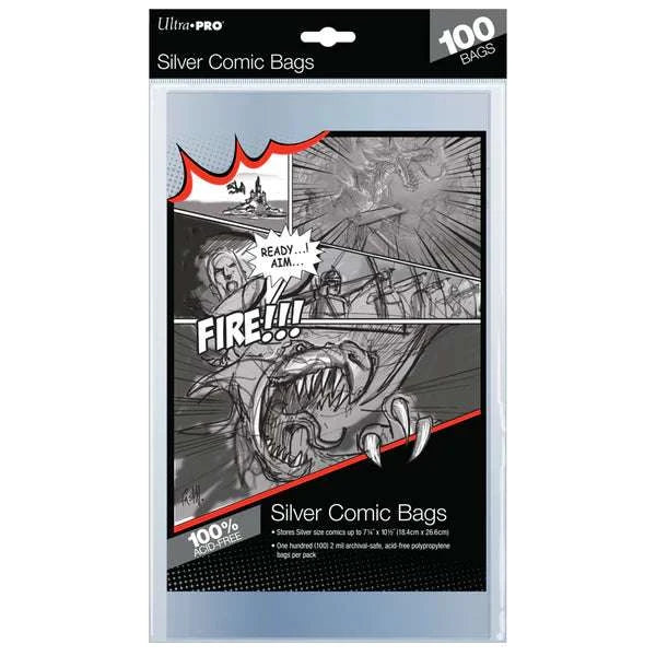 Comic Bags UltraPro Silver Age Size (100ct)