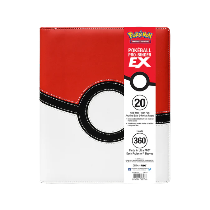 Album UltraPro PokE Ball Premium 9-Pocket PRO-BINDER® for PokEmon