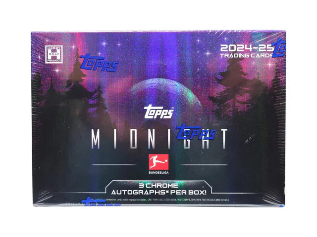 Box Caja Cromos 2024/25 Topps Midnight Bundesliga Soccer Hobby Box