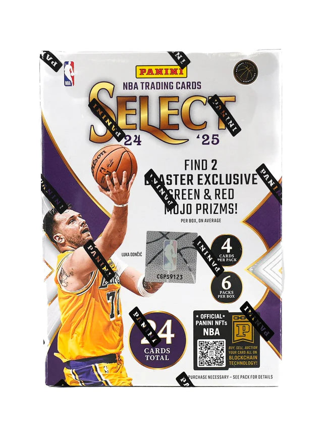 Box Caja Cromos 2024/25 Panini Select Basketball 6-Pack Hobby Blaster