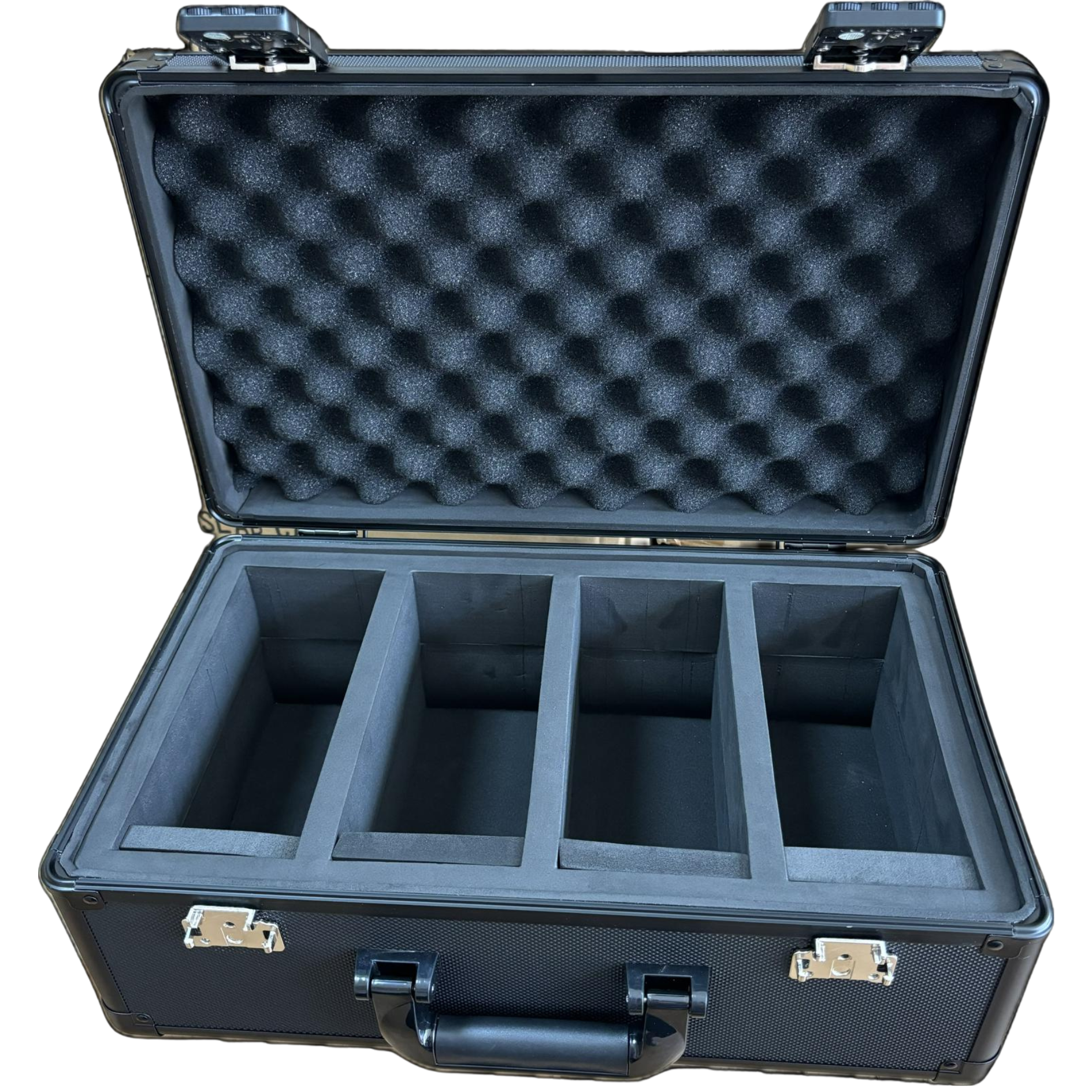 Maletin Negro 4 Filas Cierre TSA  +120 Cards 10Pristine