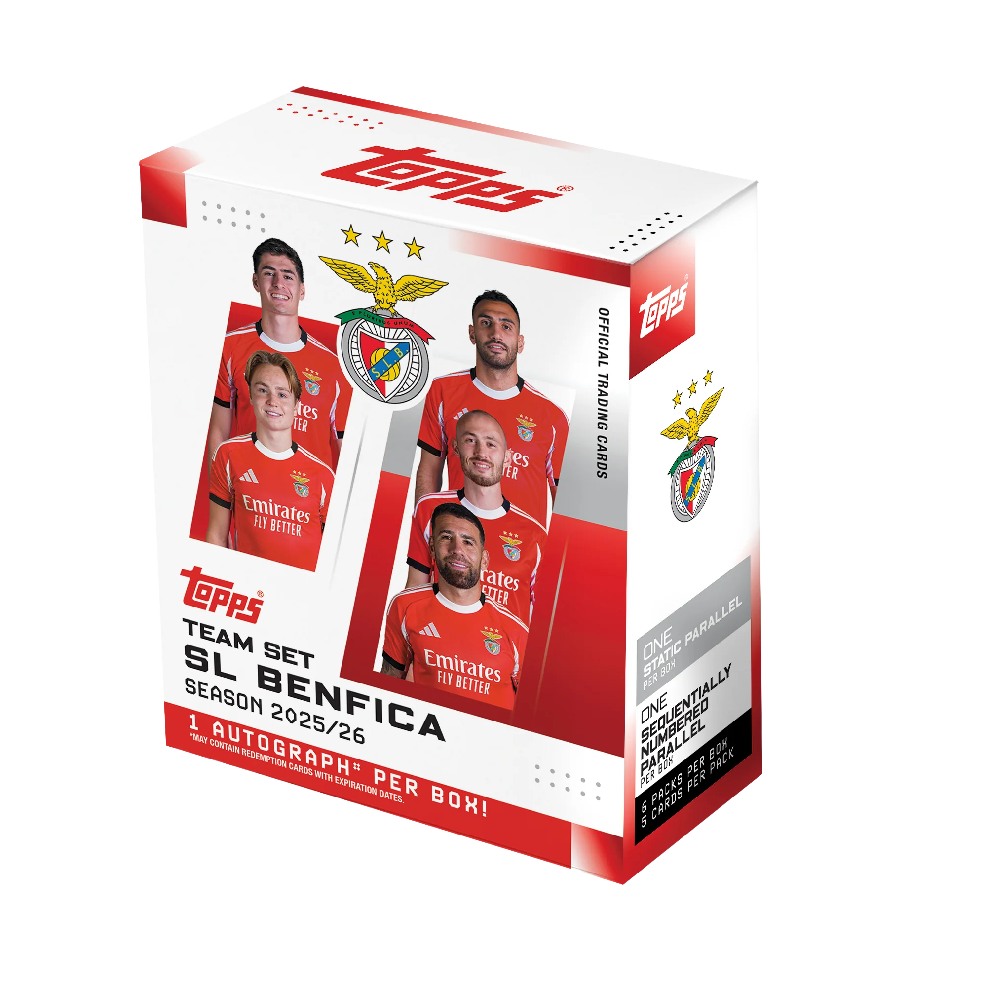 Box Caja Cromos 2025-26 Topps Benfica Team Set