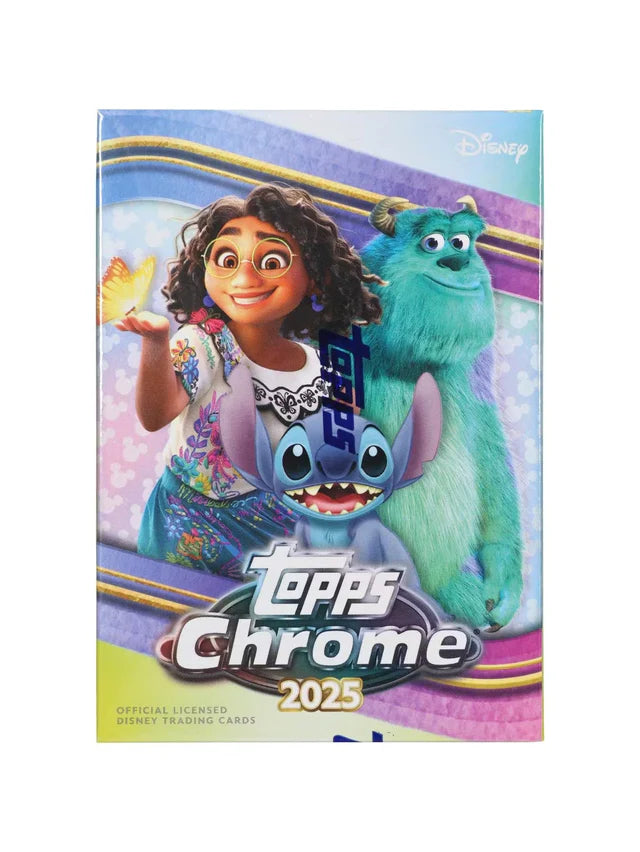 Box Caja Cromos Topps 2025 Disney Chrome Blaster 7-Pack
