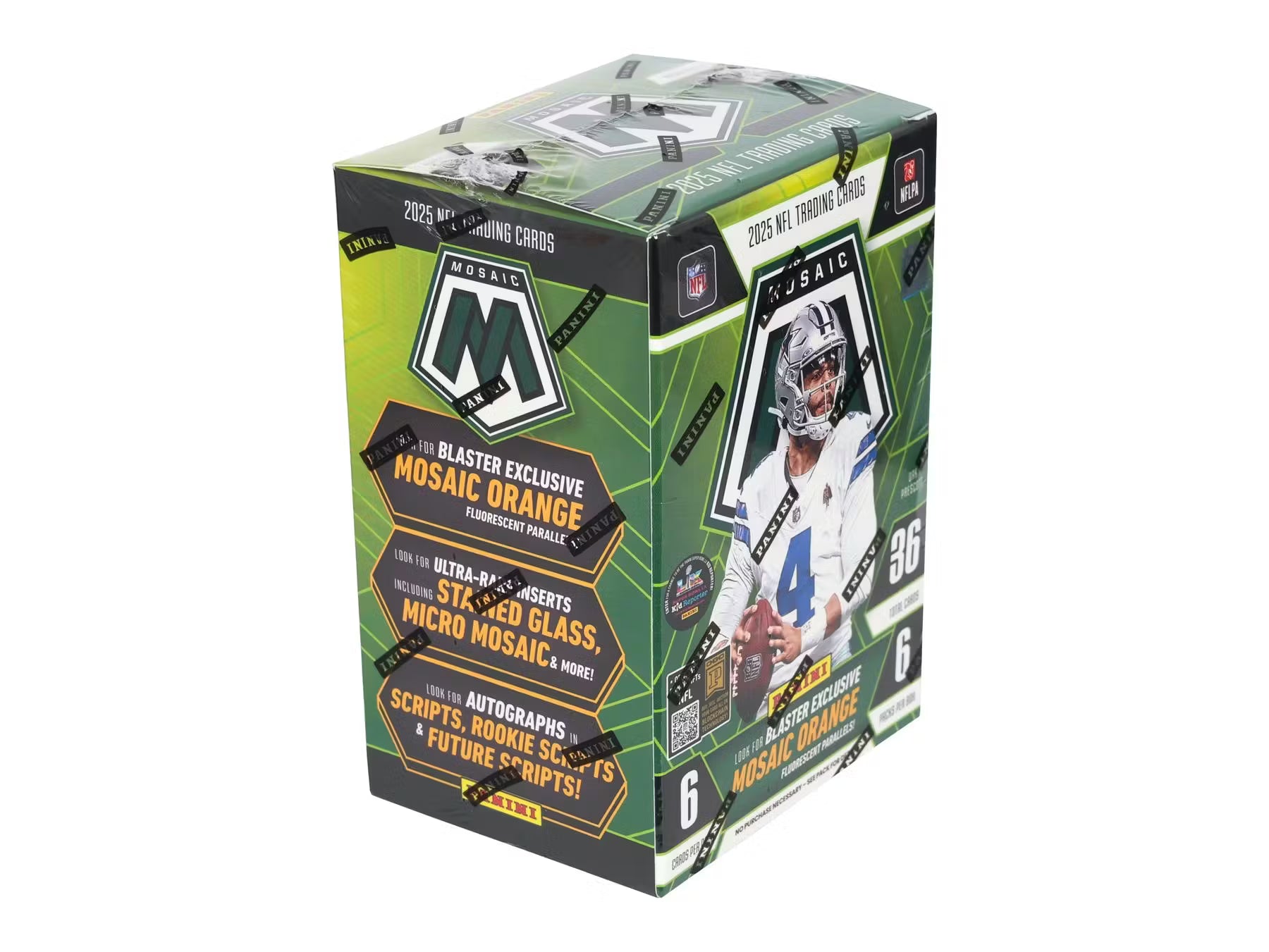 Box Caja Cromos 2025 Mosaic Football 6-Pack Blaster (Copia)