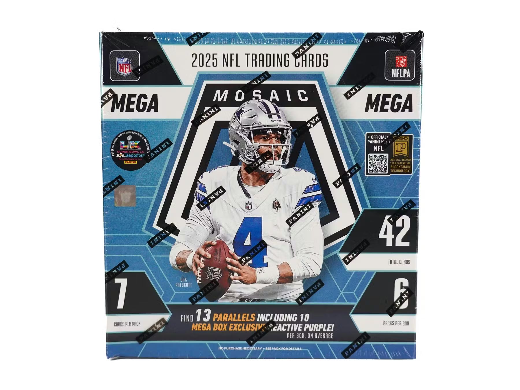 Box Caja Cromos 2025 Panini Mosaic Football Megabox