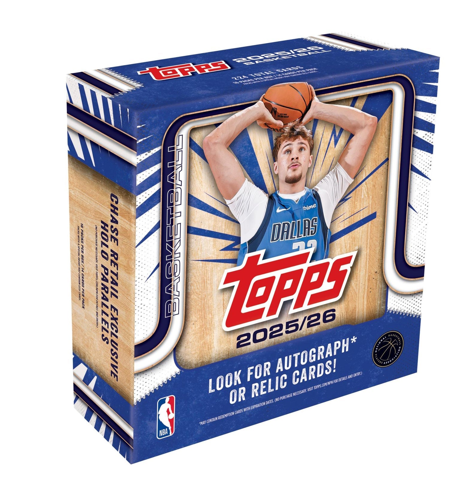 Box Caja Cromos 2025-26 Topps Basketball Mega Box