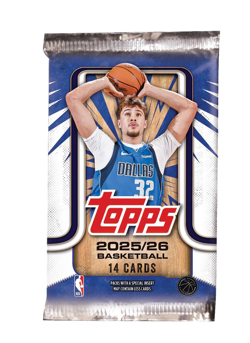 Box Caja Cromos 2025-26 Topps Basketball Mega Box