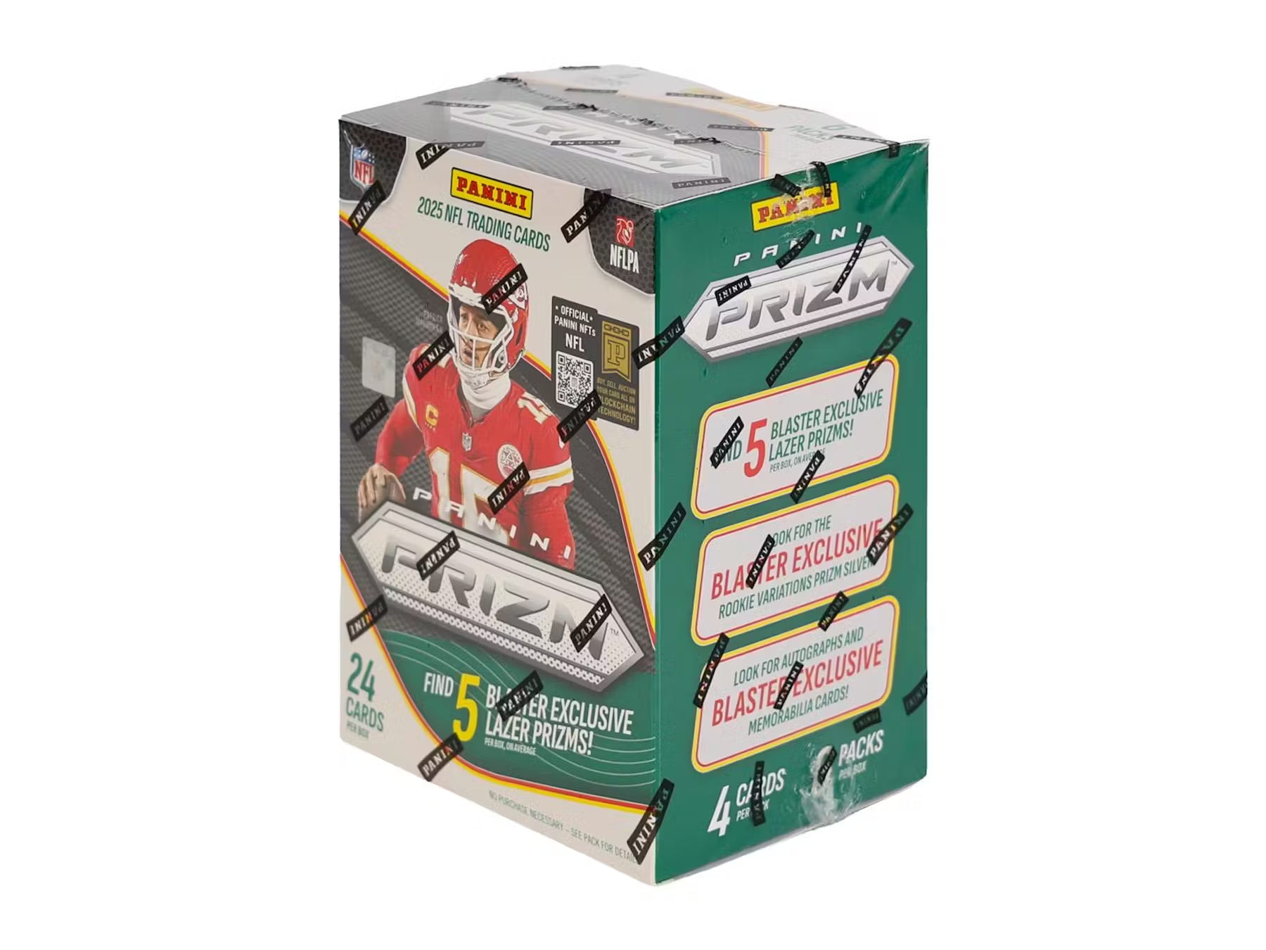 Box Caja Cromos 2025 Panini Prizm Football 6-Pack Blaster