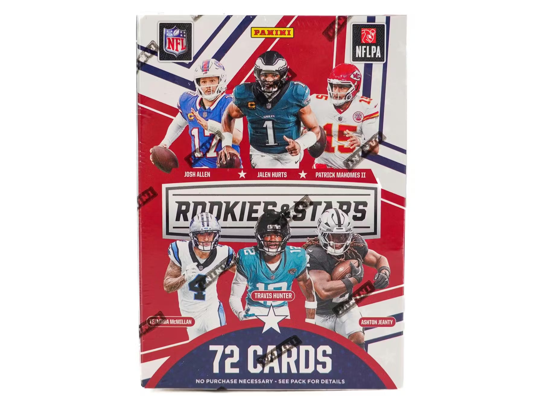 Box Caja Cromos 2025 Panini Rookies & Stars Football 6-Pack Blaster