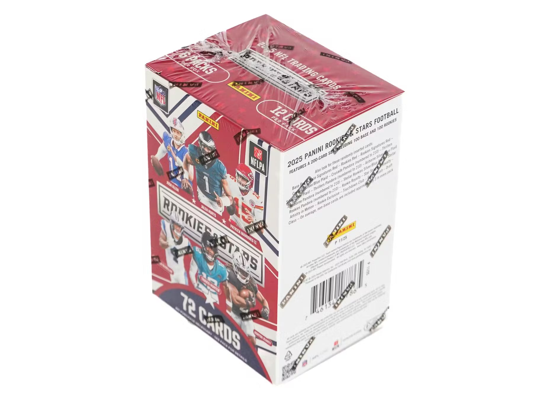Box Caja Cromos 2025 Panini Rookies & Stars Football 6-Pack Blaster