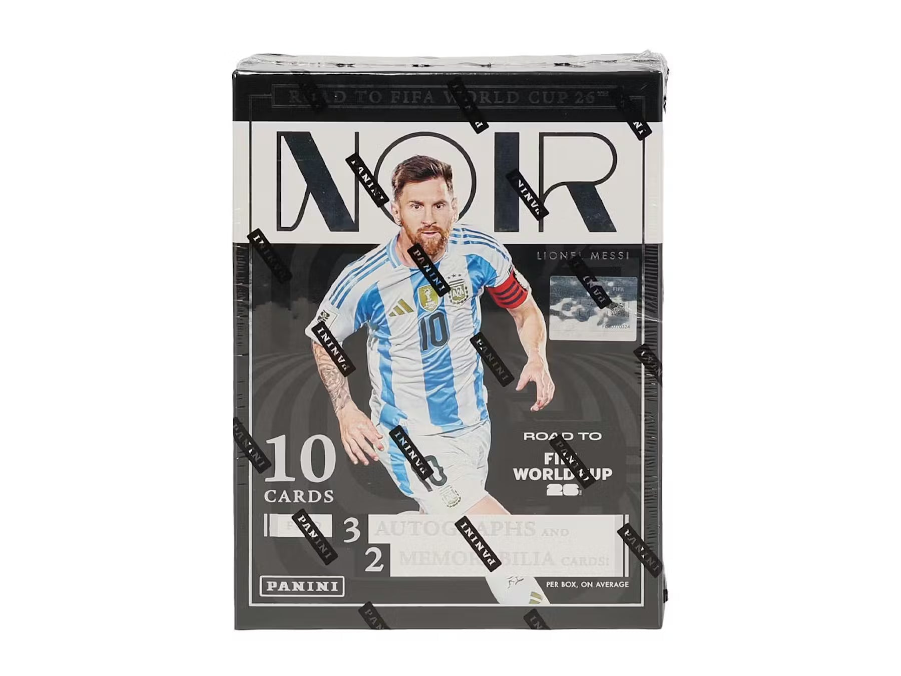 Box Caja Cromos 2025-26 Panini Noir Road to FIFA World Cup Soccer Hobby Box