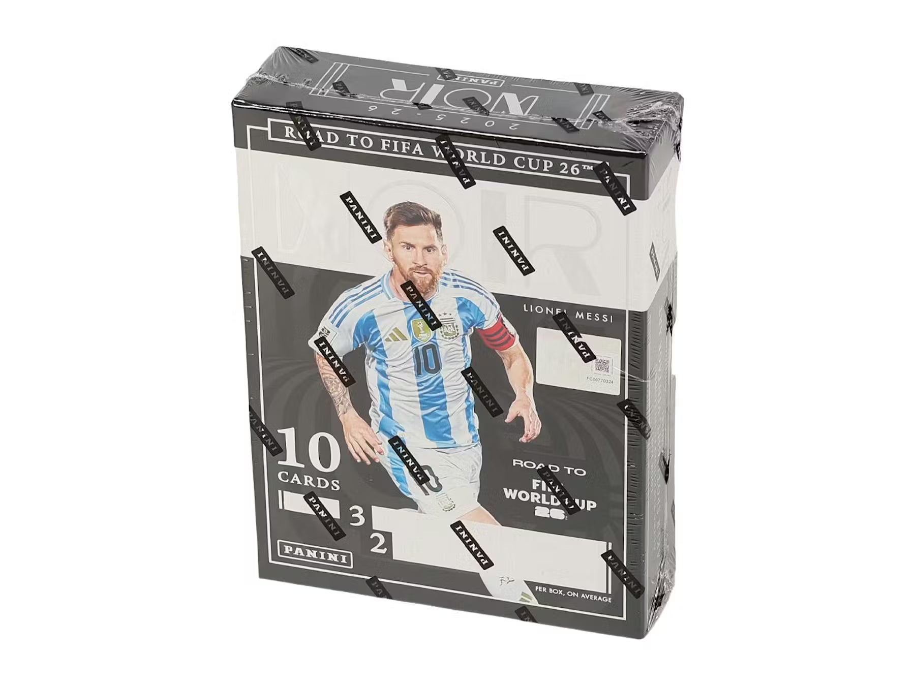 Box Caja Cromos 2025-26 Panini Noir Road to FIFA World Cup Soccer Hobby Box