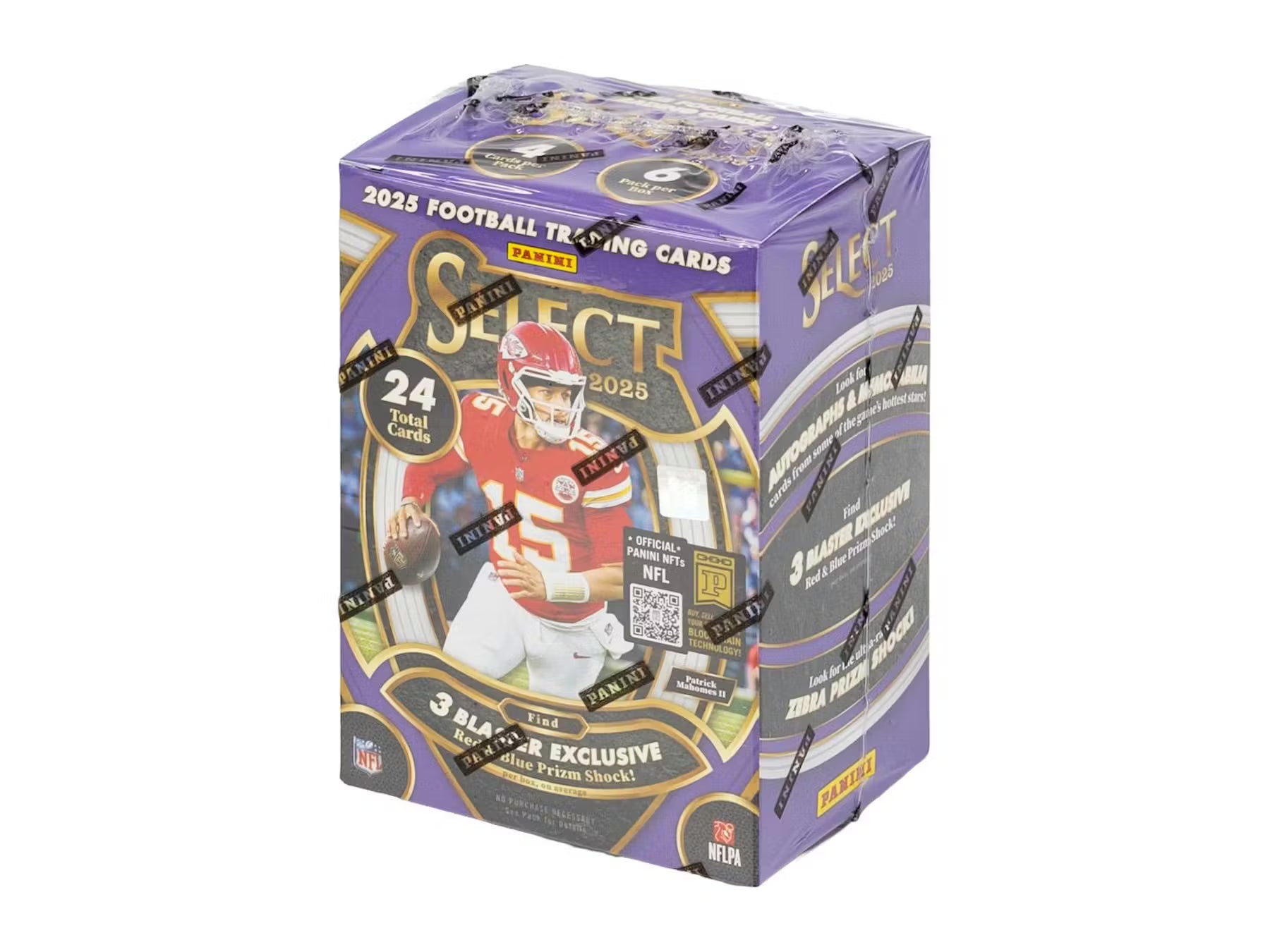 Box Caja Cromos 2025 Panini Select Football Hobby Blaster 6 packs