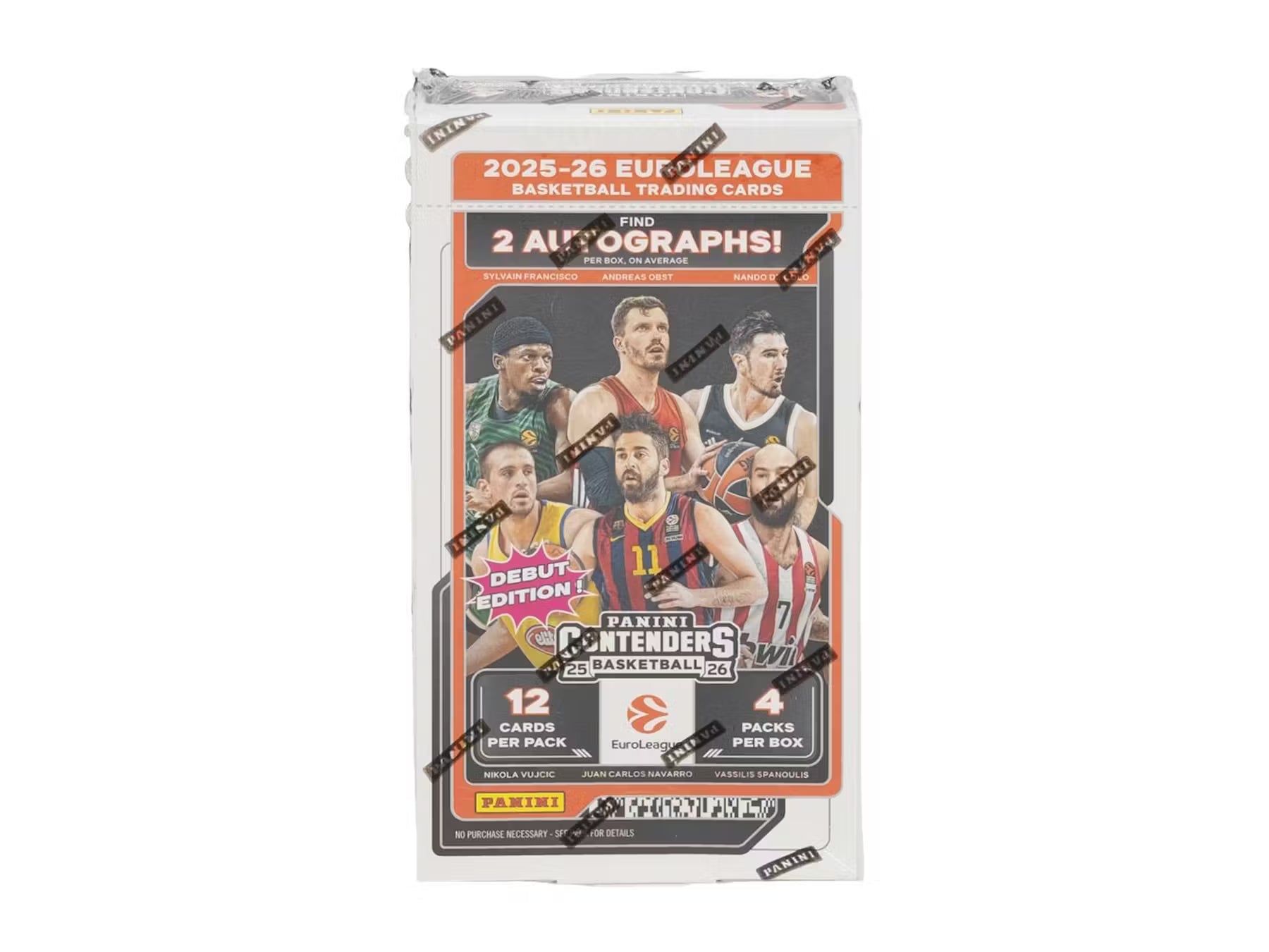 Box Caja Cromos 2025/26 Panini Contenders EuroLeague Basketball Hobby Box