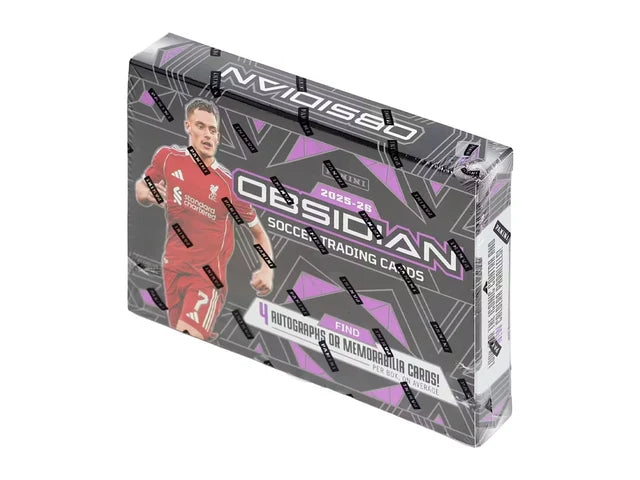 Box Caja Cromos 2025/26 Panini Obsidian Soccer Hobby Box