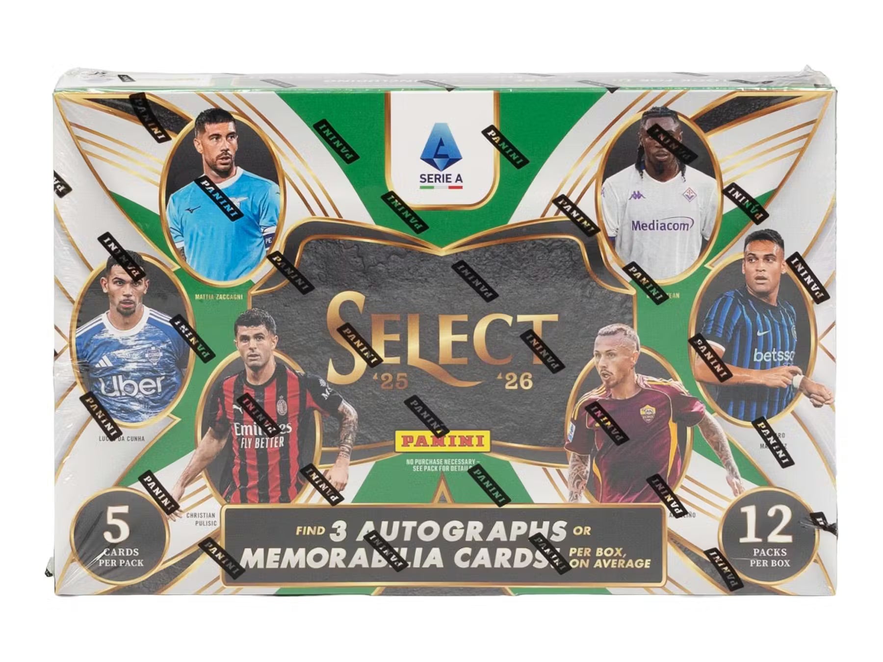 Box Caja Cromos 2025/26 Panini Select Serie A Soccer Hobby