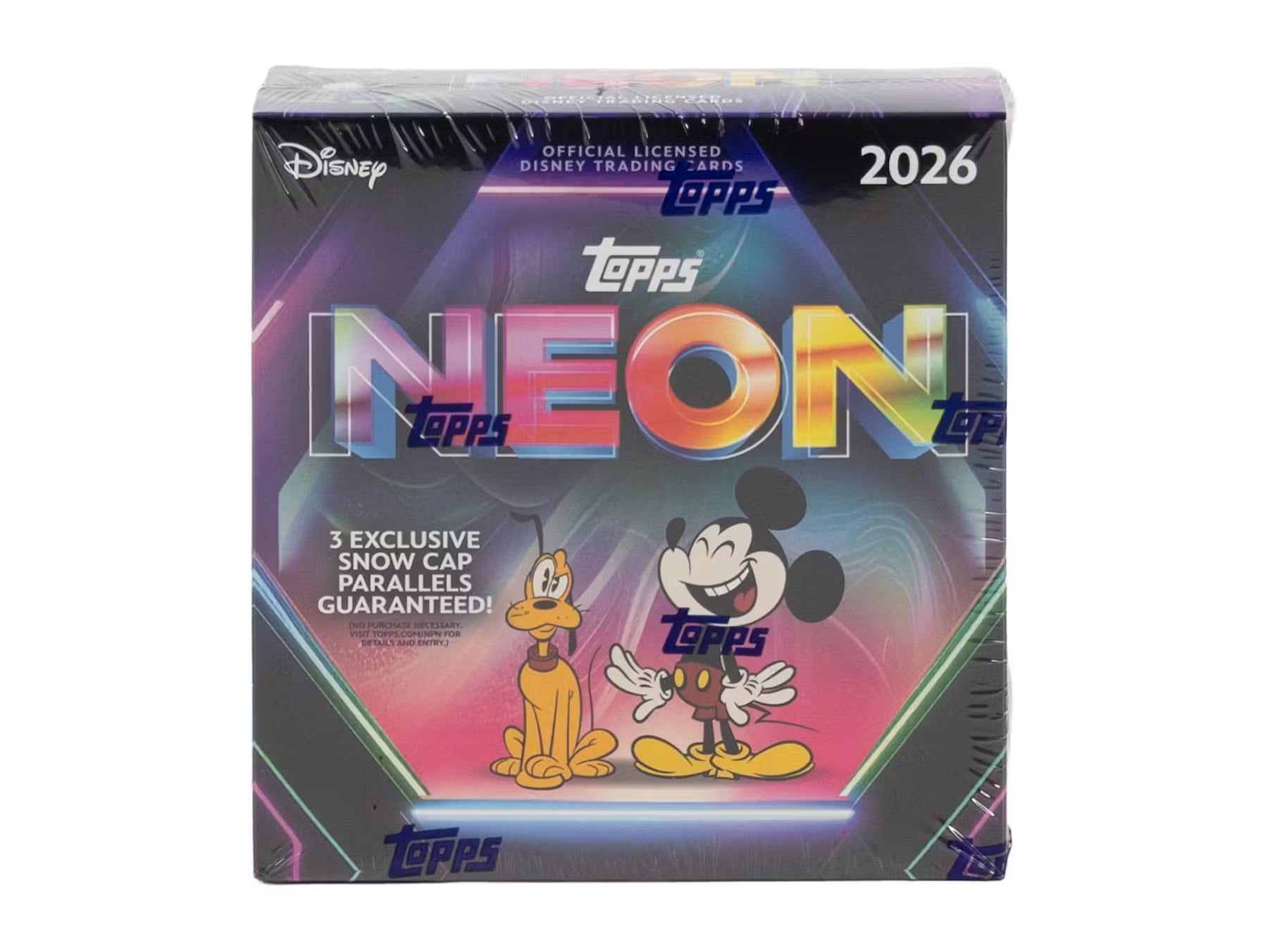 Box Caja Cromos 2026 Topps Disney Neon Mega Box
