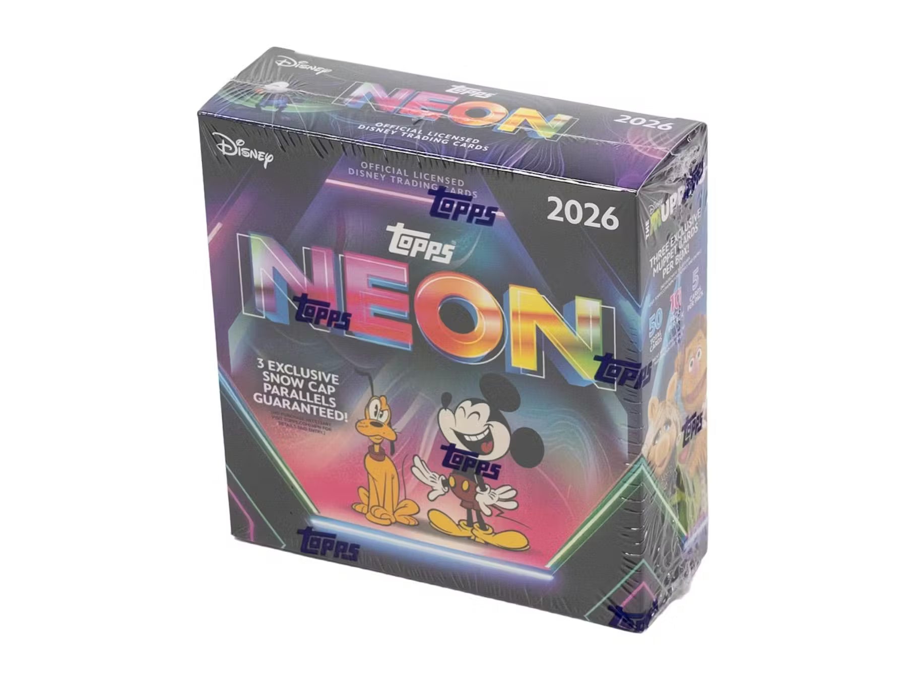 Box Caja Cromos 2026 Topps Disney Neon Mega Box