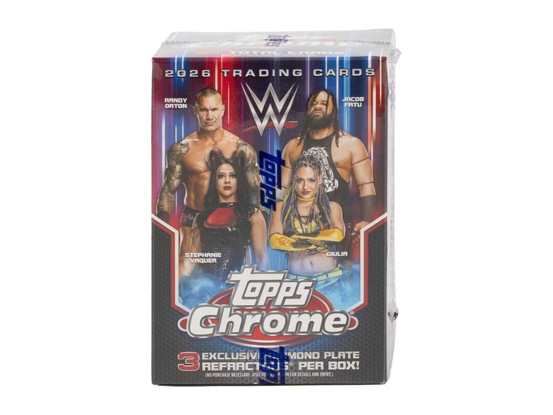 Box Caja Cromos 2026 Topps Chrome WWE Wrestling Blaster Box
