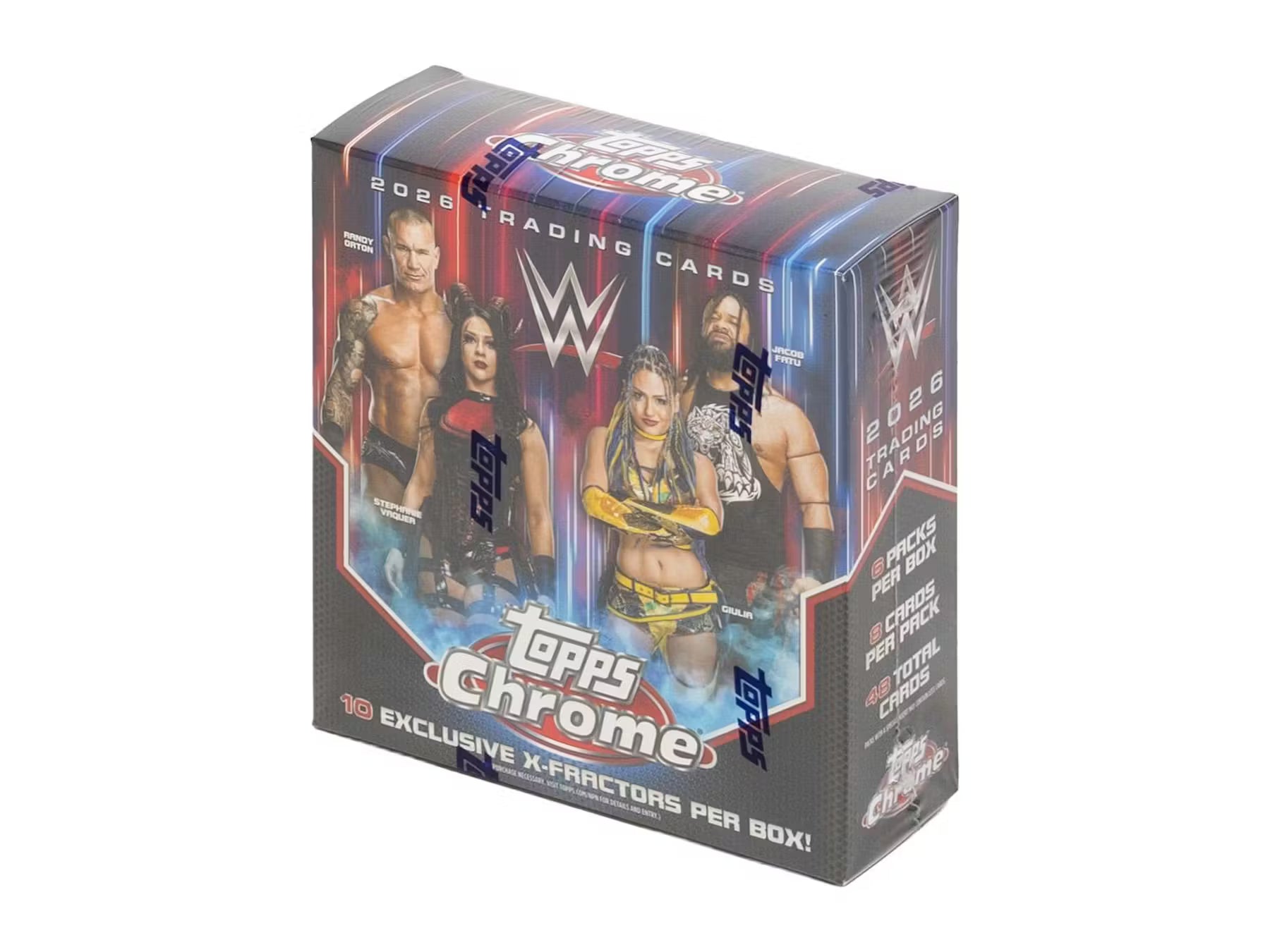 Box Caja Cromos 2026 Topps Chrome WWE Wrestling Mega Box