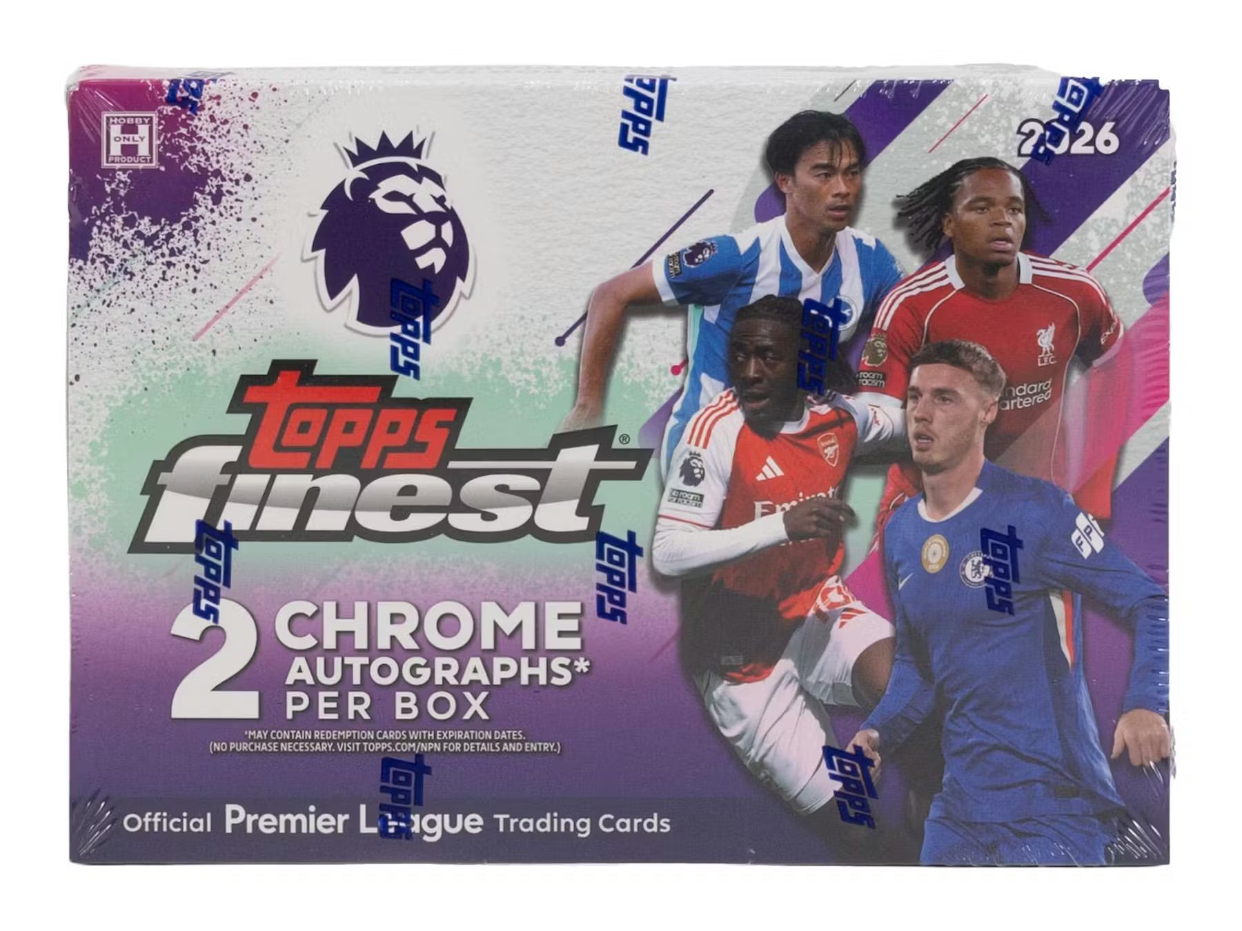 Box Caja Cromos 2025-26 Topps Finest Premier League Hobby Box