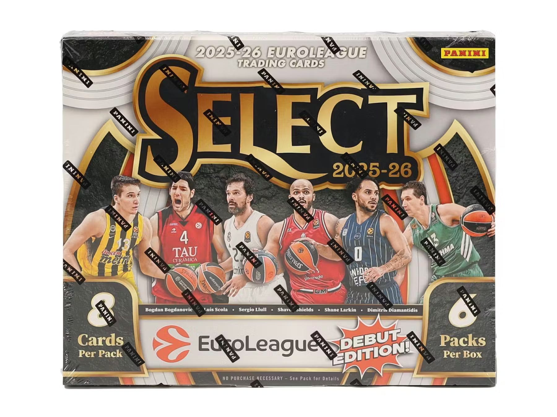 Box Caja Cromos 2025-26 Panini Select EuroLeague Basketball Hobby Box