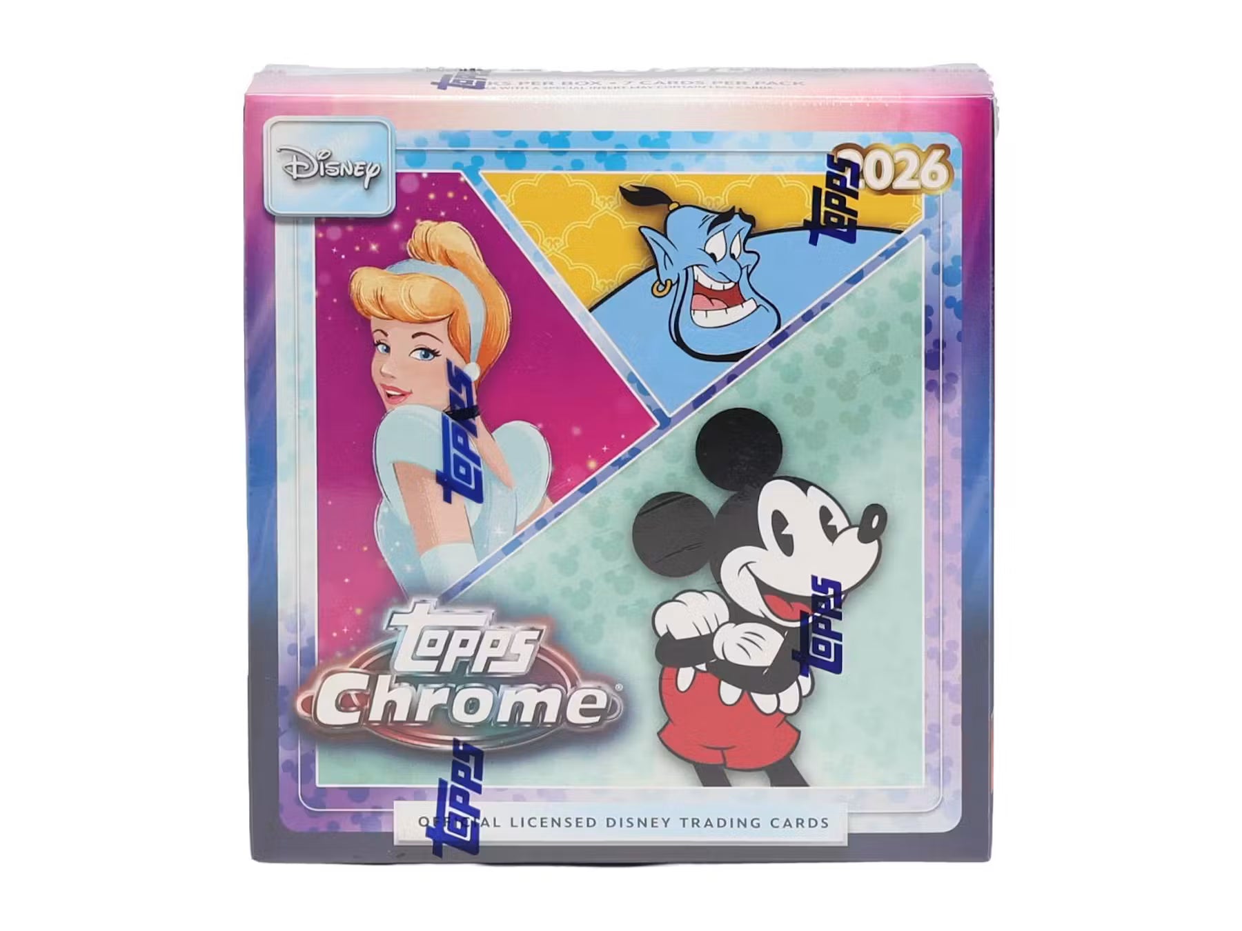 Box Caja Cromos Topps 2026 Disney Chrome Mega Box