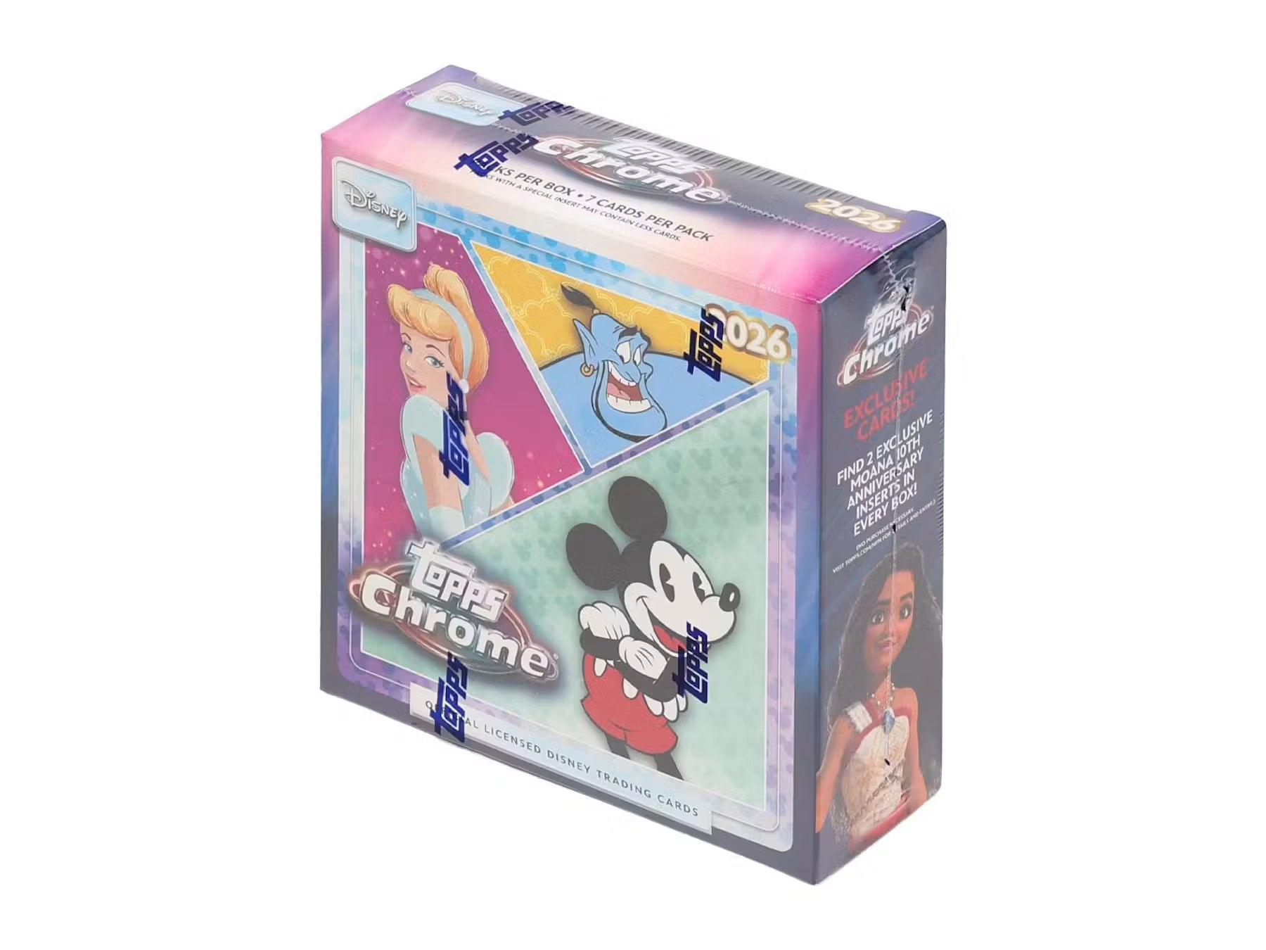 Box Caja Cromos Topps 2026 Disney Chrome Mega Box