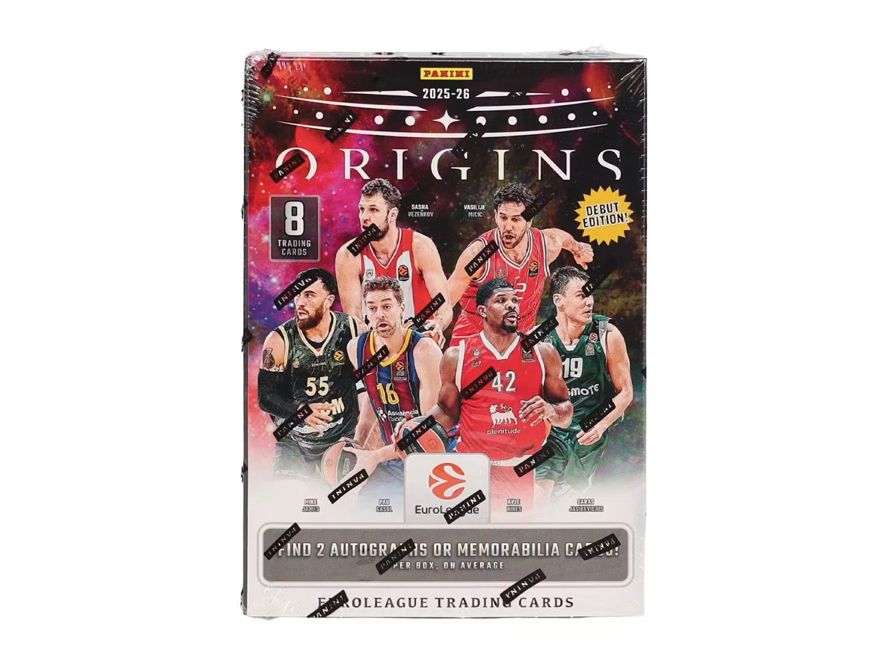 Box Caja Cromos 2025-26 Panini Origins EuroLeague Basketball Hobby Box
