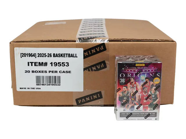 Box Caja Cromos 2025-26 Panini Origins EuroLeague Basketball H2 Box