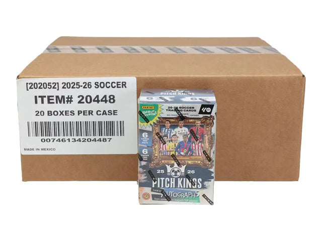 Box Caja Cromos 2025-26 Panini Pitch Kings Soccer Blaster Box