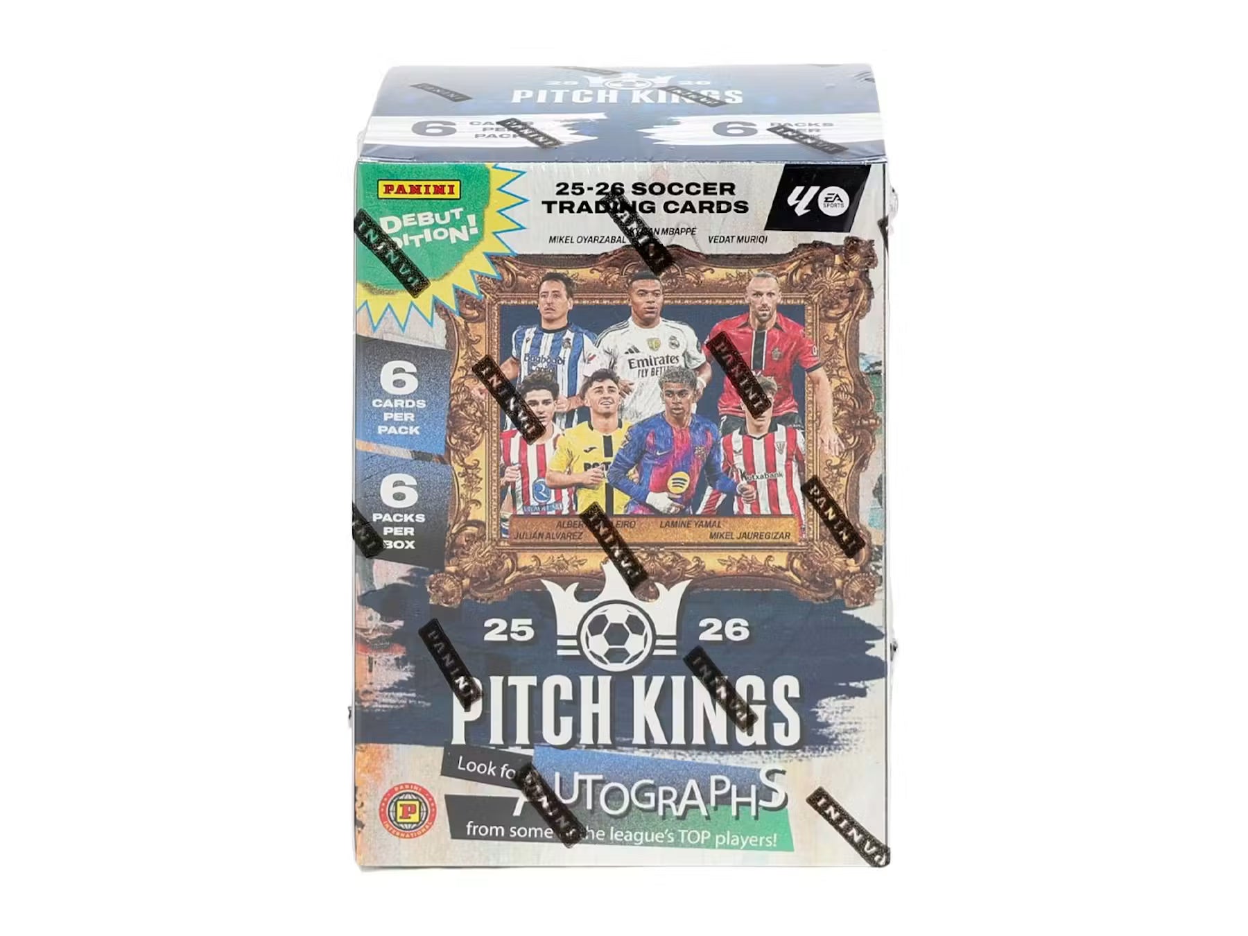 Box Caja Cromos 2025-26 Panini Pitch Kings Soccer Blaster Box