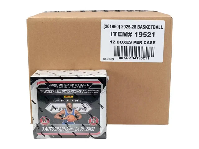 Box Caja Cromos 2025/26 Panini Prizm Basketball Hobby