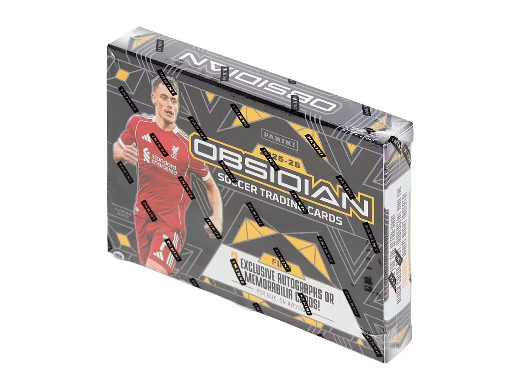 Box Caja Cromos 2025-26 Panini Obsidian Soccer Hobby International Box