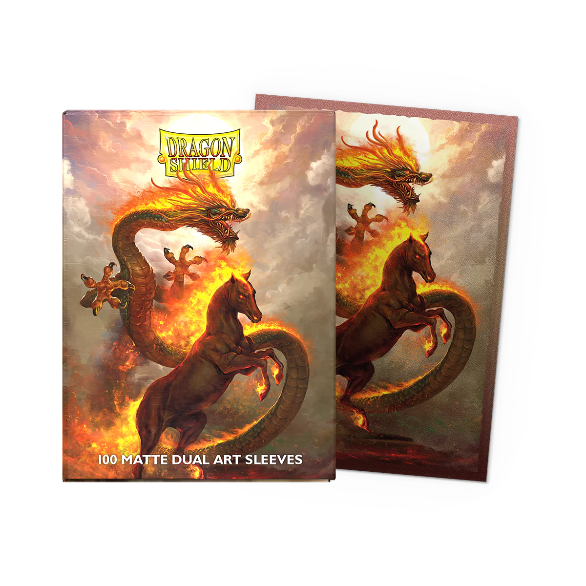 Sleeves Dragon Shield Fire Horse 2026 - Matte Dual Art Sleeves