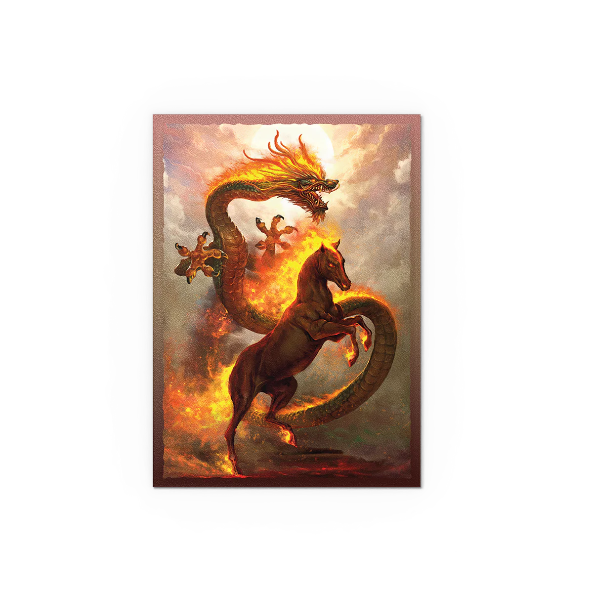 Sleeves Dragon Shield Fire Horse 2026 - Matte Dual Art Sleeves