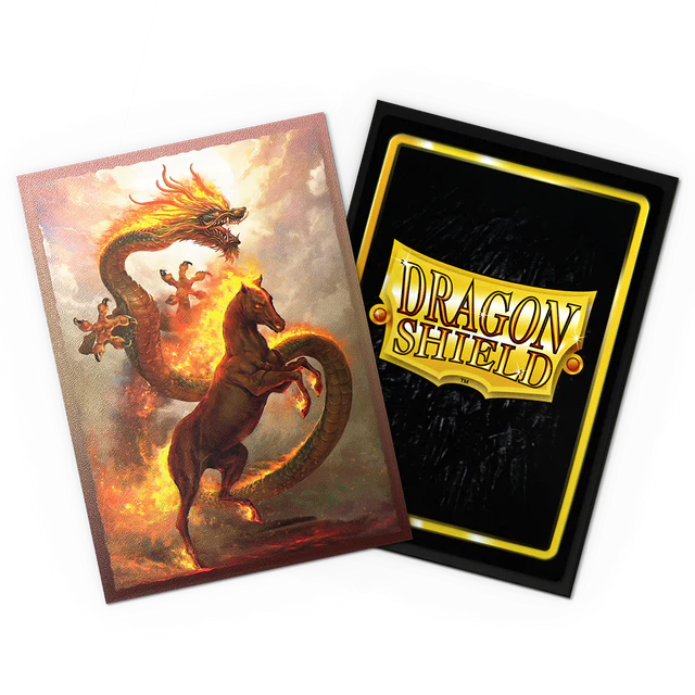 Sleeves Dragon Shield Fire Horse 2026 - Matte Dual Art Sleeves