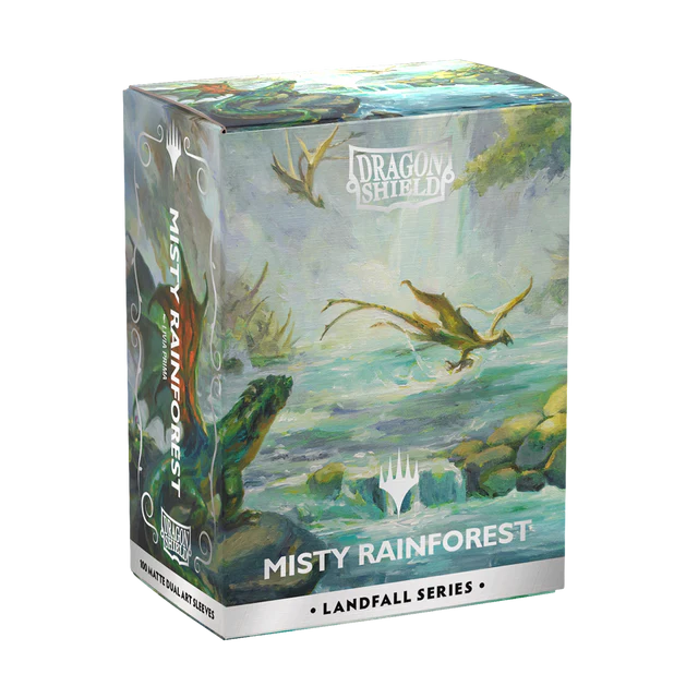 Sleeves Dragon Shield Landfall Series - Misty Rainforest - Matte Dual Art Sleeves