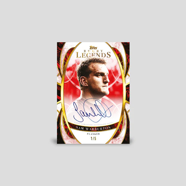 Box Caja Cromos 2025-26 Topps Rugby Legends Hobby Box
