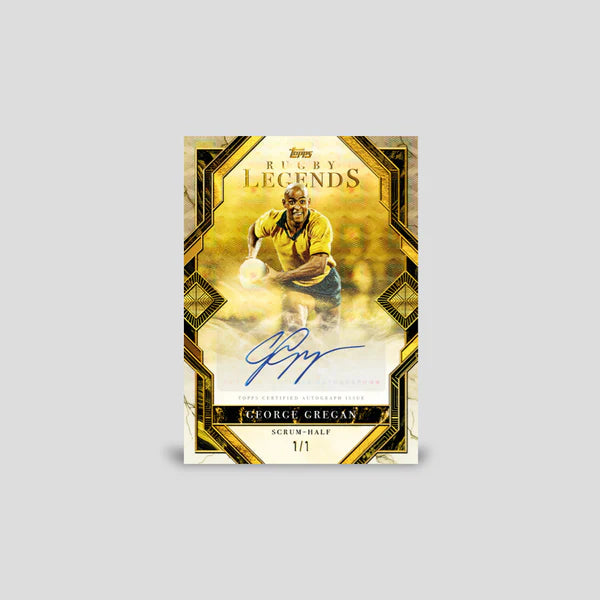 Box Caja Cromos 2025-26 Topps Rugby Legends Hobby Box