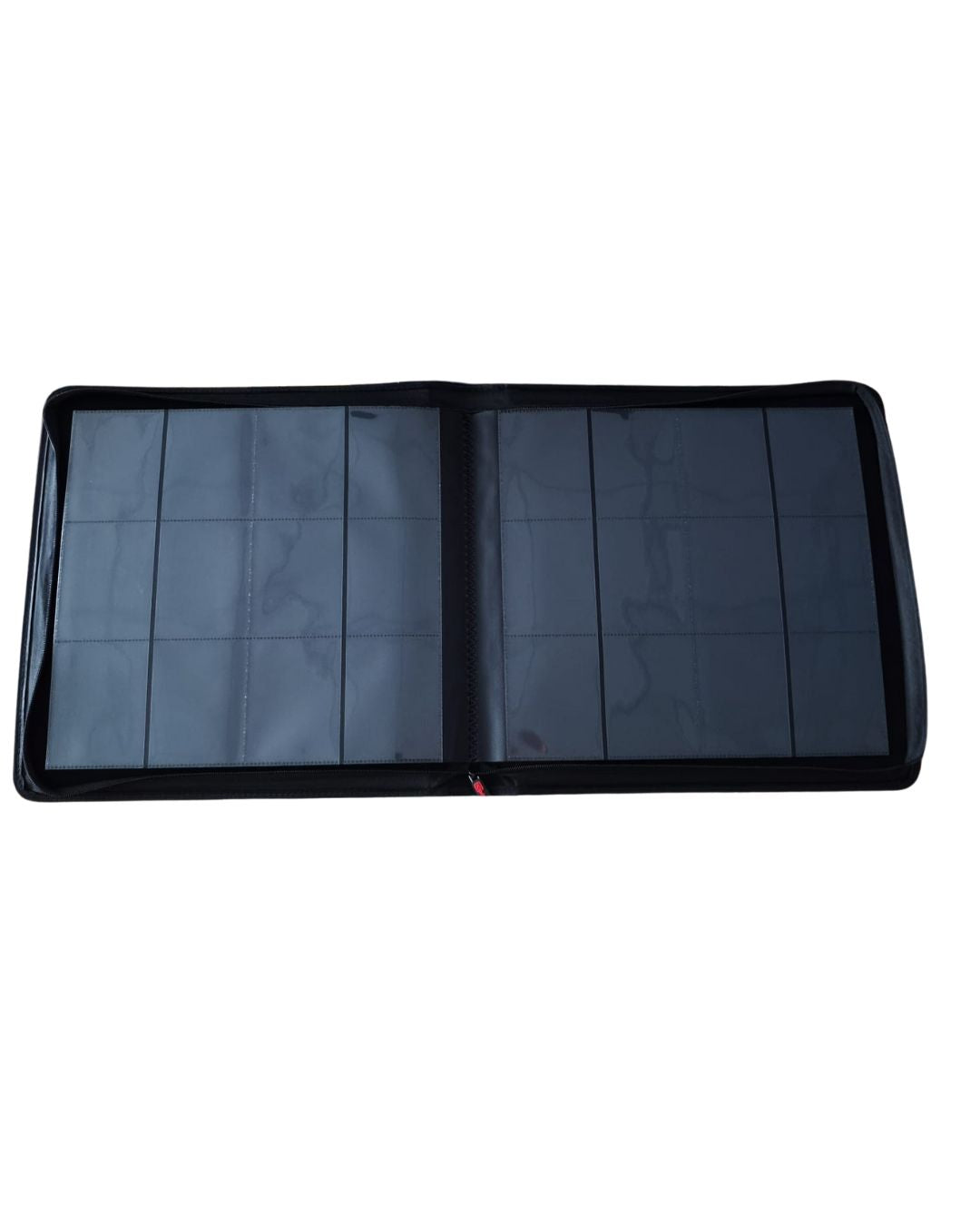Archivador 10Pristine 12 Bolsillos Premium Toploader Binder Negro 384 cards