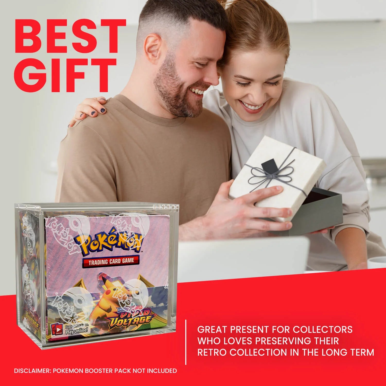 Expositor Evoretro Para Booster Box Pokemon Magnetic 5MM
