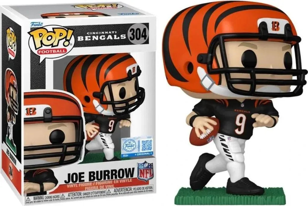 Funko Pop! NFL: Bengals - Joe Burrow (Black Jersey) #304