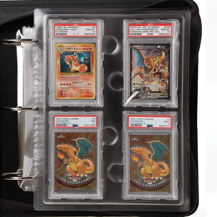 Archivador Gemloader Premium Graded Card Binder Blue